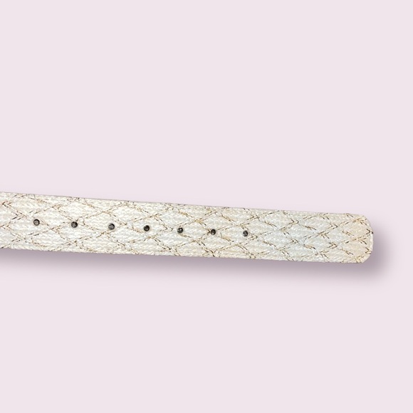 INC Tan Tweed Gold Hardware Size X-Large Belt - Picture 5 of 6